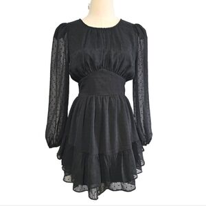 Forever 21 LBD Fit & Flare Short Mini Cocktail Party Prom Sexy Black Small Dress